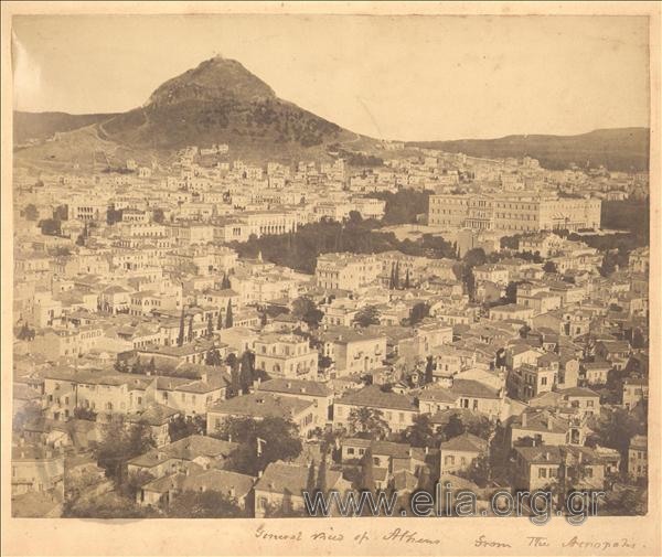 General view of Athens from the Acropolis