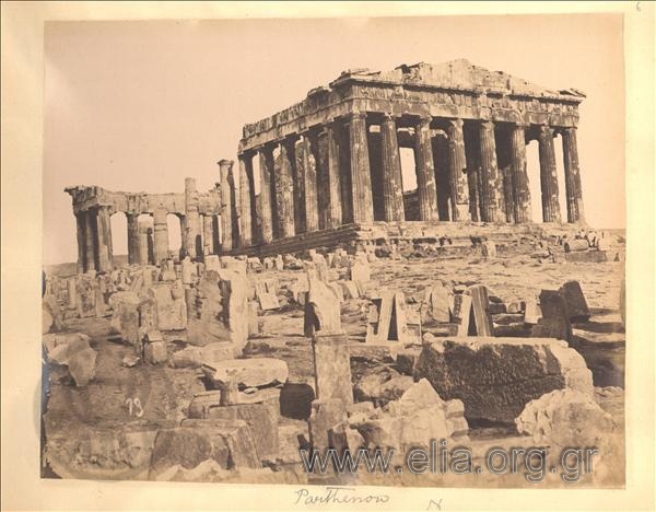 The Parthenon - north-west view