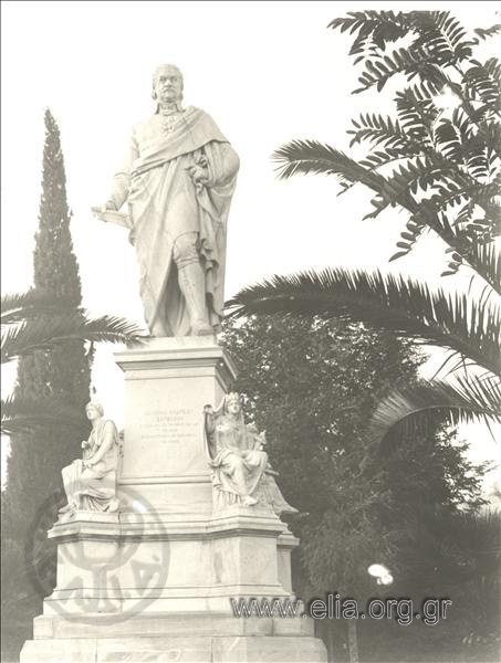 The statue of Ioannis Varvakis.