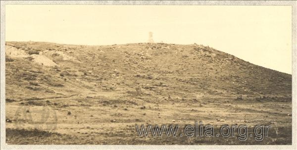 Grand Couronne Hill and the allied memorial at Naousa