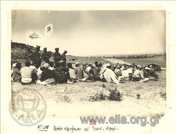 Asia Minor campaign, Turkish captives at Eski Sehir.