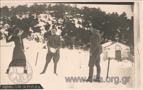 7 Δεκεμβρίου. Χιονοπόλεμος στα 1080 μέτρα.