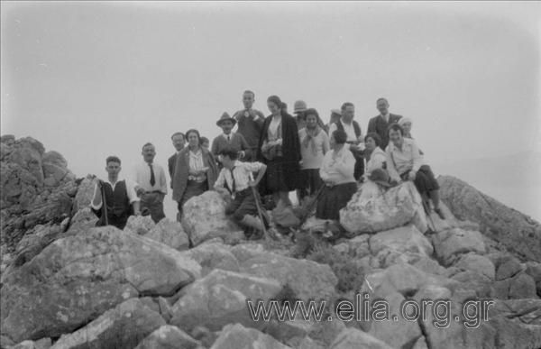 A group of climbers.