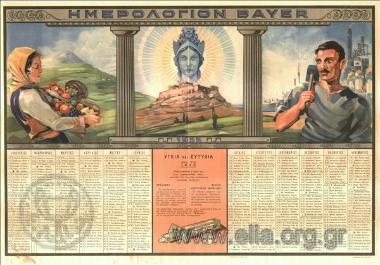 Bayer calendar 1935