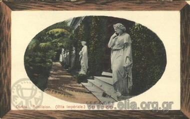 Corfou - Achilleion.  (Villa impériale) Les 9 muses.