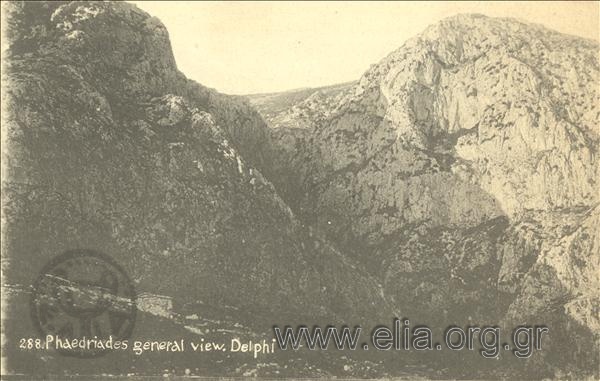 Phaedriades general view. Delphi.