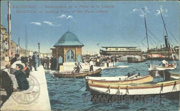 Salonique - Débarcadère de la Place de la Liberté.