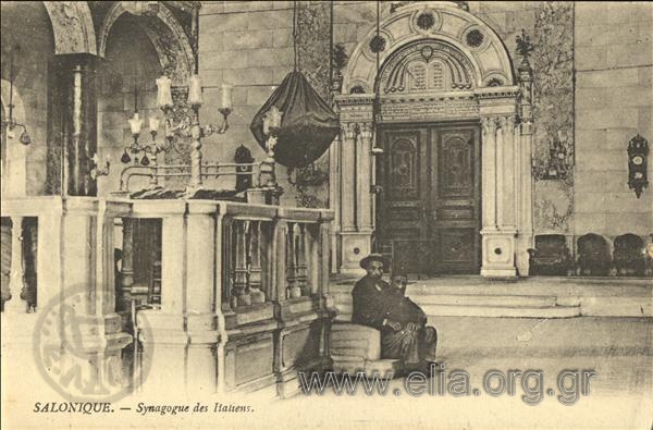 salonique - Synagogue des Italiens.