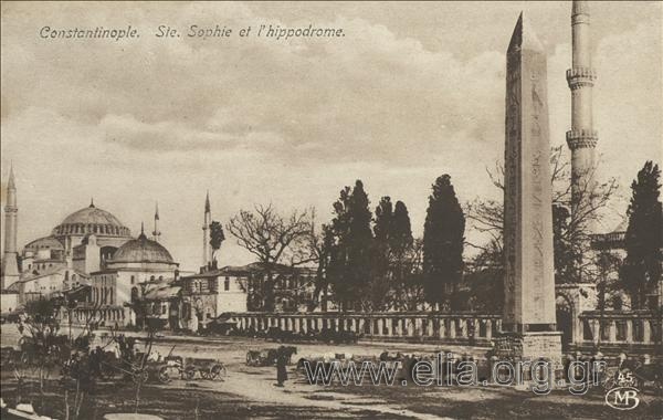 Constantinople. Ste.Sophie et l' hippodrome.