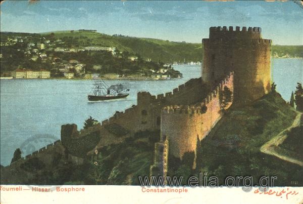 Constantinople. Roumeli-Hissar, Bosphore.