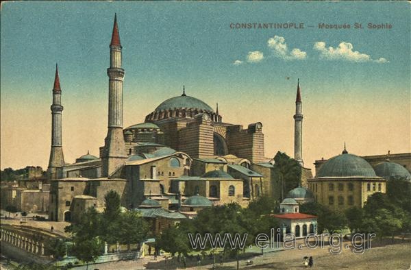 Constantinople - Mosquée St.Sophie.