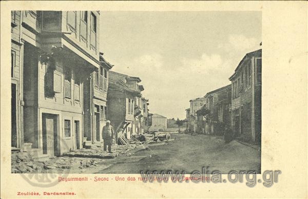 Deguirmenli - Socac - Une des rues turques des Dardanelles.