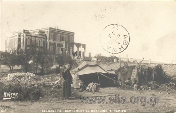 Alexandrie - Campement de Bédouins à Ramleh.