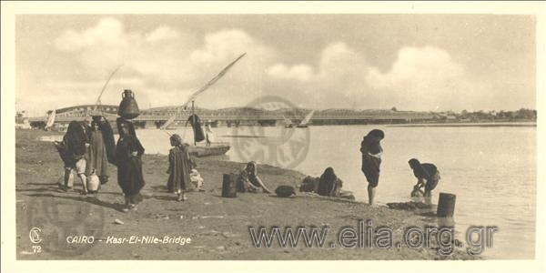 Cairo - Kasr - El- Nile- Bridge.