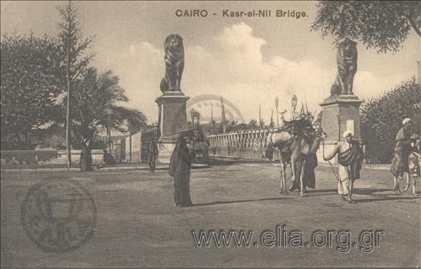 Cairo. - Kasr-el-Nil Bridge.