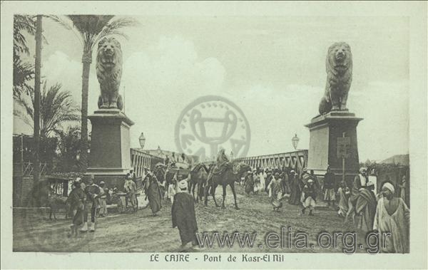 Cairo. - Pont de Kasr-El-Nil.