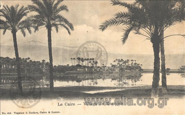 Le Caire - Village de Memphis.