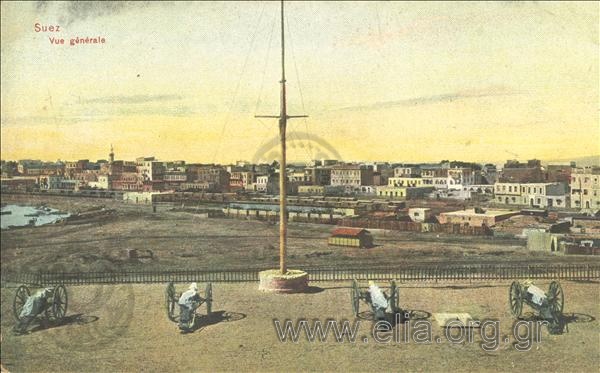 Suez. Vue générale.