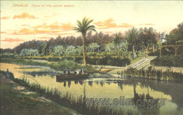 Ismailia. Canal of the sweet waters.