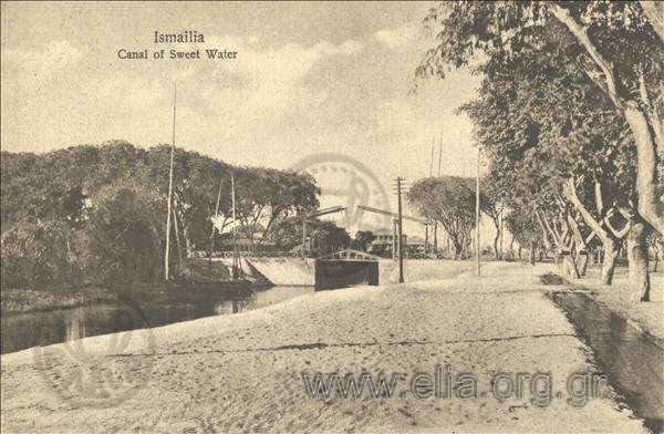 Ismailia. Canal of Sweet Water.