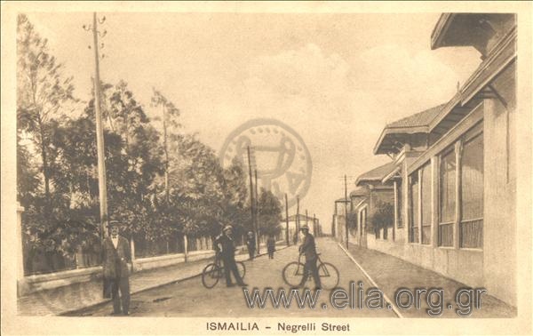 Ismailia. - Negrelli Street.