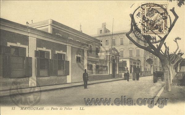 Mansourah. Poste de Police.