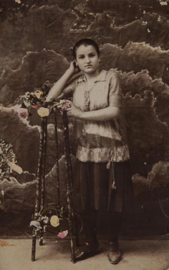 Η Λίζα Παπαδοπούλου στην Καλλιθέα το 1934