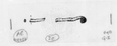 Tomb G-I: fibula.