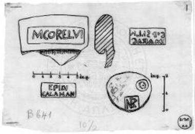 Χαλκούν σύμβολον και λατινικαί σφραγίδες εκ της ανασκαφής Παλαιοπόλεως Κερκύρας.