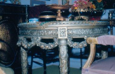 Rococo-style table