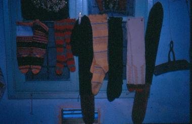 Knitted stocking