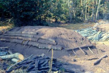 Kiln for making charcoal, Nymfaio Florina