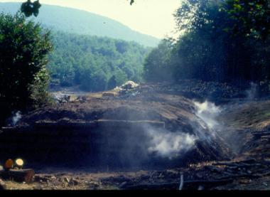 Kiln for making charcoal, Nymfaio Florina