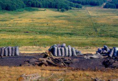 Kiln for making charcoal, Nymfaio Florina