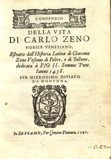 Della Vita di Carlo Zeno