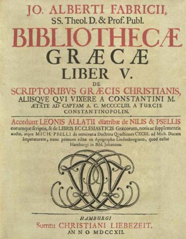 Bibliothecae Graecae