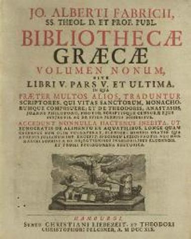 Bibliothecae Graecae