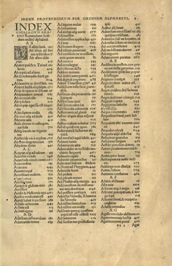 [Erasmus]. Io. Frobenius Politioris literaturae cultoribus..., Βασιλεία, Johann Froben, Ἰανουάριος 1523.