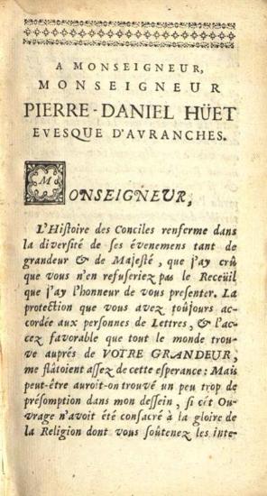 Jean Hermant. Histoire des Conciles. Ou l’on verra en abregé ce qui s’est passé de plus considerable dans l’Eglise depuis sa naissance jusque à present, Ρουέν, Jean-Baptiste Besongne, 1695.