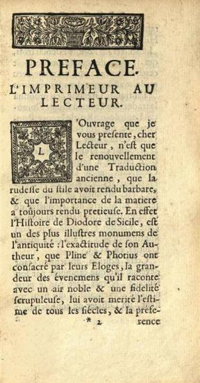 Διόδωρος Σικελιώτης. Histoire des Successeurs D’Alexandre le Grand..., Λουξεμβοῦργο, André Chevalier, 1705.