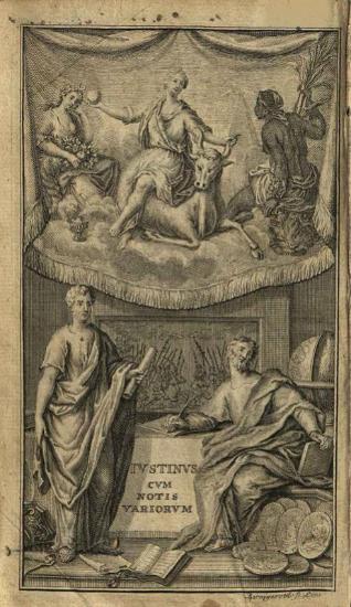 Marcus Iunianus Iustinus. Historiae Philippicae ex Recensione Ioannis Georgii Graevii... I. Fr. Gronovii, Λειψία, In Libraria Veidmania, 1757.