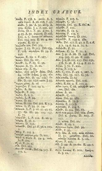 Καλλίμαχος, Callimachi Hymni, Epigrammata et Fragmenta --- recensuit --- Jo. Augustus Ernesti ---, Leiden, Apud Samuelem et Joannem Luchtmans, τ. Ι-II, 1761.