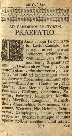 Ὀβίδιος. P. Ovidii Nasonis Tristium... et Epistolarum ex Ponto... a Phil. Theod. Verpoortennio..., Coburgo, P. Guntherus Pfotenhaver, 1712.