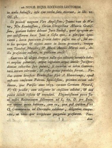 Ἰουστινιανός. Institutionum sive Elementorum per Tribunianum, Virum Magnificum..., Λέιντεν, Samuel Luchtmans, 1744.