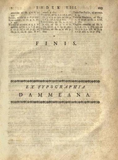 Ἰουστινιανός. Institutionum sive Elementorum per Tribunianum, Virum Magnificum..., Λέιντεν, Samuel Luchtmans, 1744.