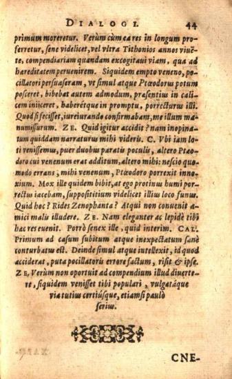 Λουκιανός. Luciani Samosatensis Dialogorum Selectorum Libri duo graecolatini... Theognidis Megarensis sententiae Elegiacae..., Ingolstadt, Adam Sartori, 1598.