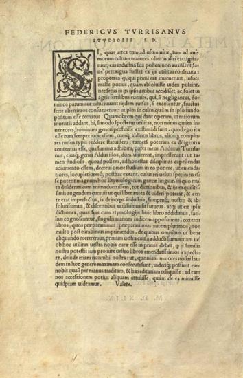 Μέγα Ἐτυμολογικὸν..., Βενετία, Federicus Turrisanus, 1549.