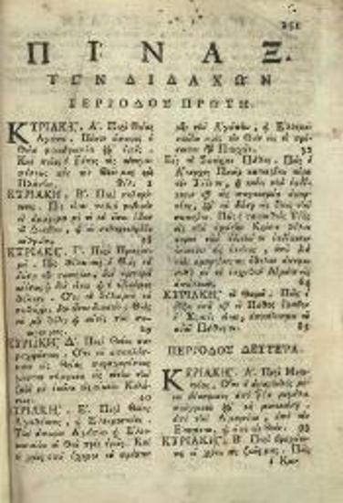 Σπυρίδων Μήλιας. Διδαχαὶ εἰς τὴν Ἁγίαν καὶ Μεγάλην Τεσσαρακοστὴν..., Βενετία, Ἀντώνιος Βόρτολις, 1773.