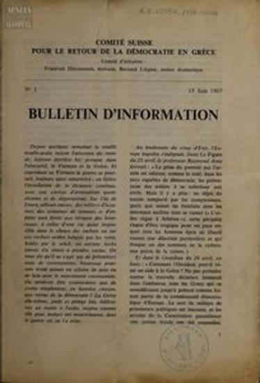 Bulletin d'Information