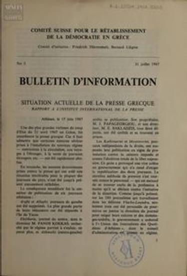 Bulletin d'Information